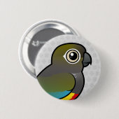 Badge Rond 5 Cm Birdorable creusant la perruche (Devant & derrière)