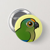 Badge Rond 5 Cm Birdorable Pêche-a affronté la perruche (Devant & derrière)
