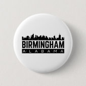 Badge Rond 5 Cm Birmingham Alabama (Devant)