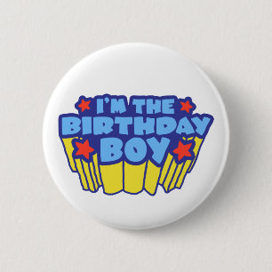 Badge Rond 5 Cm Birthday Boy
