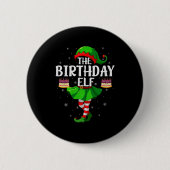 Badge Rond 5 Cm Birthday Elf Christmas Girls Women Elf Squad Xmas (Devant)