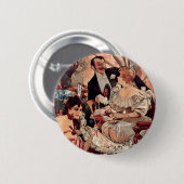 Badge Rond 5 Cm Biscuits de Champagne 1896 (Devant & derrière)