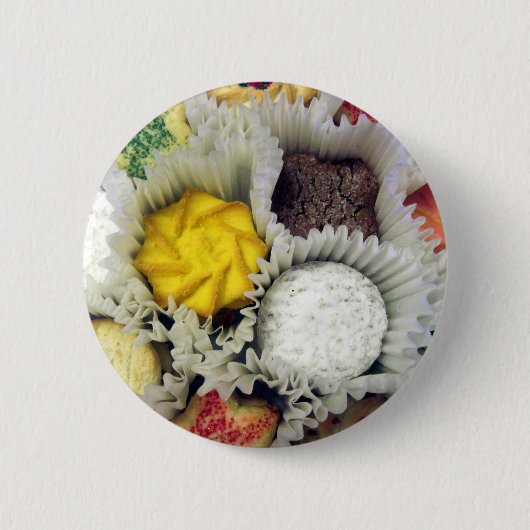 Badge Rond 5 Cm Biscuits délicieux (Devant)