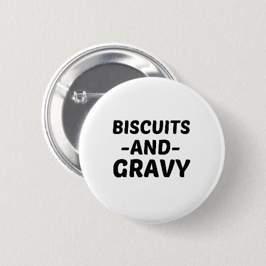 BADGE ROND 5 CM BISCUITS ET GRIS (2) (Devant & derrière)