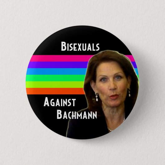 Badge Rond 5 Cm Bisexuals contre le bouton de Bachmann (Devant)