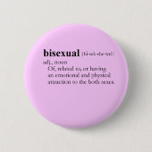 Badge Rond 5 Cm BISEXUEL (définition) (Devant)