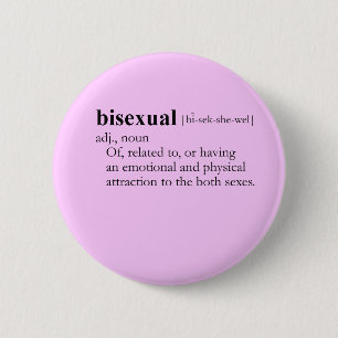 Badge Rond 5 Cm BISEXUEL (définition)