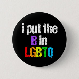 Badge Rond 5 Cm Bisexuel drôle LGBTQ