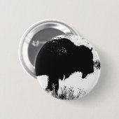 Badge Rond 5 Cm Bison - Buffalo (Devant & derrière)