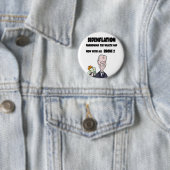 Badge Rond 5 Cm Bizarre anti-Biden L'inflation (En situation)