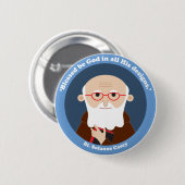 Badge Rond 5 Cm Bl. Solanus Casey (Devant & derrière)