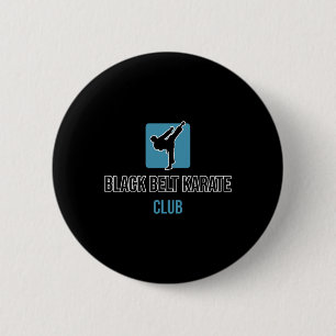 Badge Rond 5 Cm Black Belt Karate Club