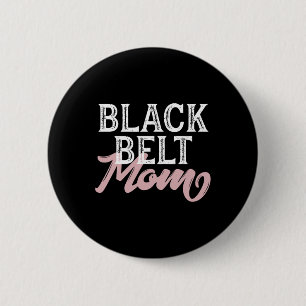 Badge Rond 5 Cm Black Belt Maman