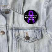 Badge Rond 5 Cm Black Button (En situation)