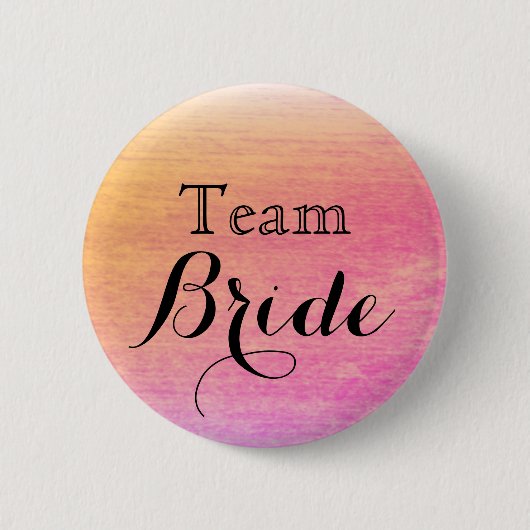 Badge Rond 5 Cm Black Gold Parties scintillant Faux Foil Mariage T (Devant)