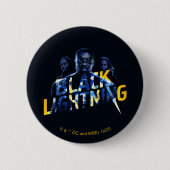 Badge Rond 5 Cm Black Lightning Heroes (Devant)