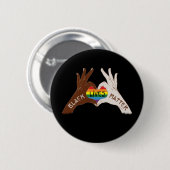 Badge Rond 5 Cm Black Lives Matt - BLM Rainbow (Devant & derrière)