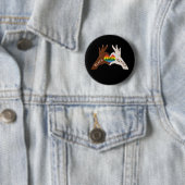 Badge Rond 5 Cm Black Lives Matt - BLM Rainbow (En situation)