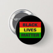 Badge Rond 5 Cm Black Lives Matter (logo couleur) (Devant & derrière)