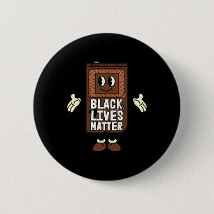 Badge Rond 5 Cm Black Lives Problem Vidéo-jeu Black History Gamin
