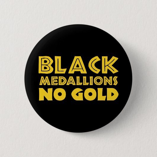 BADGE ROND 5 CM BLACK MEDALLIONS NO GOLD (Devant)