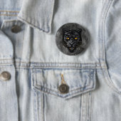 Badge Rond 5 Cm Black Panther (En situation)