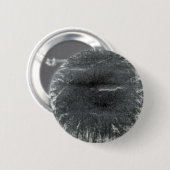 Badge Rond 5 Cm Black Sun gris gris graphite abstrait (Devant & derrière)