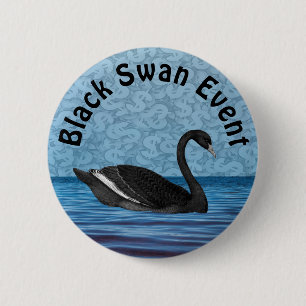 Badge Rond 5 Cm Black Swan, événement