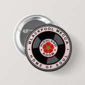Badge Rond 5 Cm Blackpool La Mecque - Maison de l'âme (Devant & derrière)