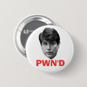 Badge Rond 5 Cm Blagojevich : PWN'D (Devant & derrière)