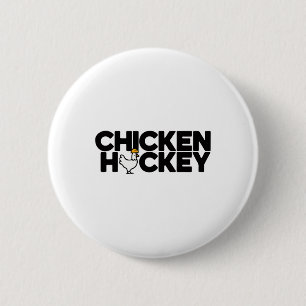 Badge Rond 5 Cm Blague de poulet drôle Jockey empilé répéter Fun G