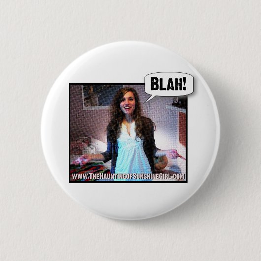 Badge Rond 5 Cm Blah ! Bouton (Devant)