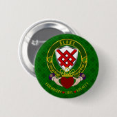 Badge Rond 5 Cm Blake Irish Shield & Claddagh (Devant & derrière)