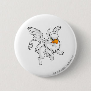 Badge Rond 5 Cm Blanc d'aire