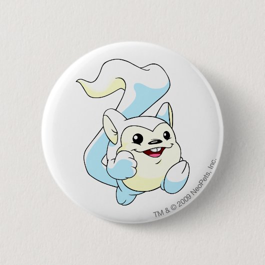 Badge Rond 5 Cm Blanc de Meerca (Devant)