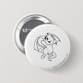 Badge Rond 5 Cm Blanc de Shoyru (Devant & derrière)