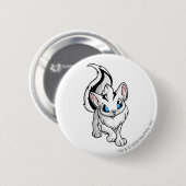 Badge Rond 5 Cm Blanc de Xweetok (Devant & derrière)