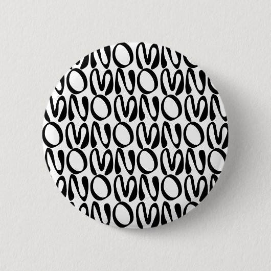 Badge Rond 5 Cm Blanc d'OMNOMNOMNOM 1 (Devant)
