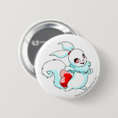Badge Rond 5 Cm Blanc d'Usul (Devant & derrière)