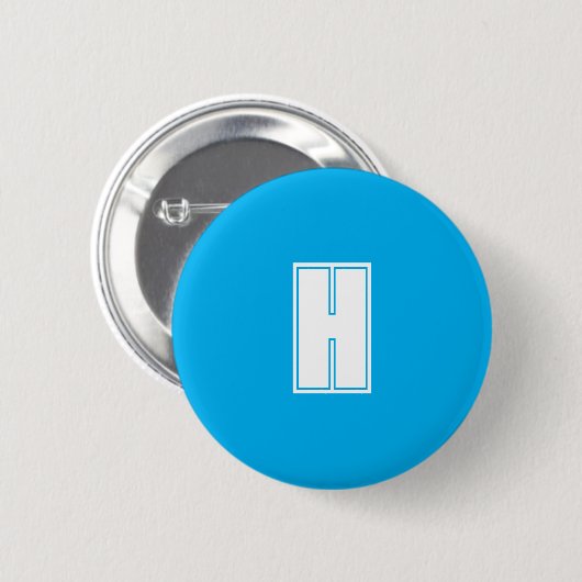 Badge Rond 5 Cm Blanc foncé (Devant & derrière)