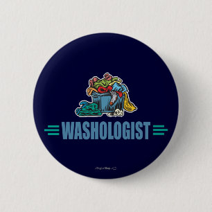 Badge Rond 5 Cm blanchisserie