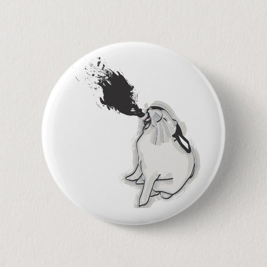 BADGE ROND 5 CM BLARGH ! (Devant)