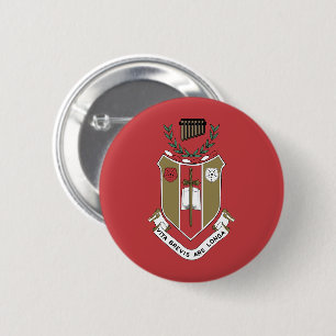 Badge Rond 5 Cm Blason de la Fraternité musicale Sigma Alpha Iota