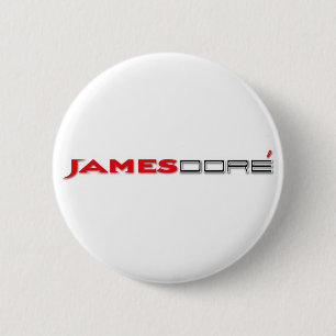 Badge Rond 5 Cm Blazer de blanc de bouton de Dore de confitures