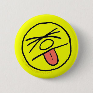 Badge Rond 5 Cm "Blech croustillant supplémentaire font face" à 