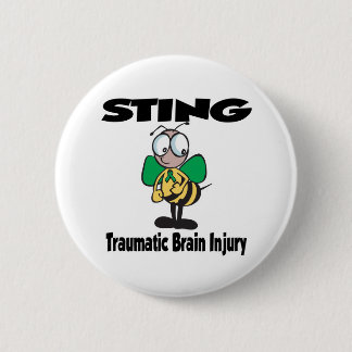 Badge Rond 5 Cm Blessure cérébrale traumatique