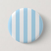 Badge Rond 5 Cm Bleu, Blancs, Motif rayé (Devant)