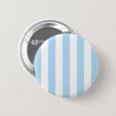 Badge Rond 5 Cm Bleu, Blancs, Motif rayé (Devant & derrière)