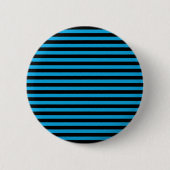Badge Rond 5 Cm Bleu, Bleu Gris, Motif rayé (Devant)