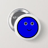 Badge Rond 5 Cm Bleu - Couleur principale (Devant & derrière)